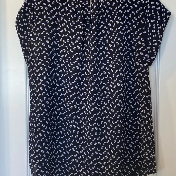 Kaden Pleated Short Sleeve Blouse - Picture 2 of 4